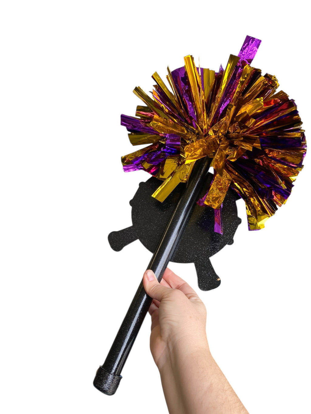 Acrylic Cheer Bow Cheerstick – Custom School Colors Spirit Pom
