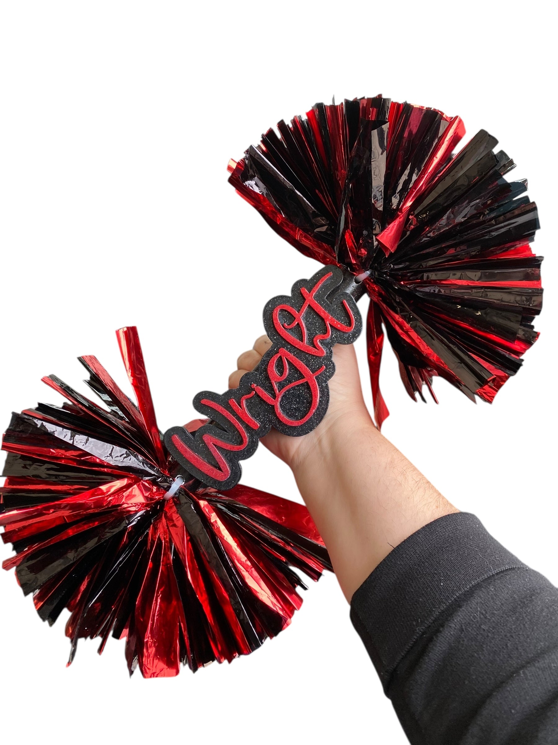 Custom Cheer Stick Pompom Sign – Personalized Spirit Gear