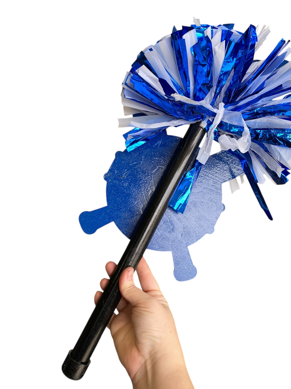 Baseball Noise Maker PomPom Stick - Pompom Sign – Personalized Spirit Gear