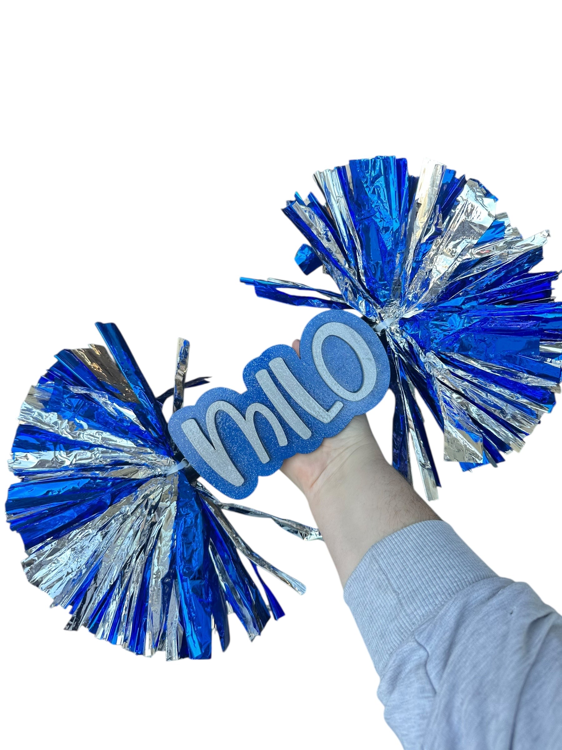 Custom Cheer Stick Pompom Sign – Personalized Spirit Gear