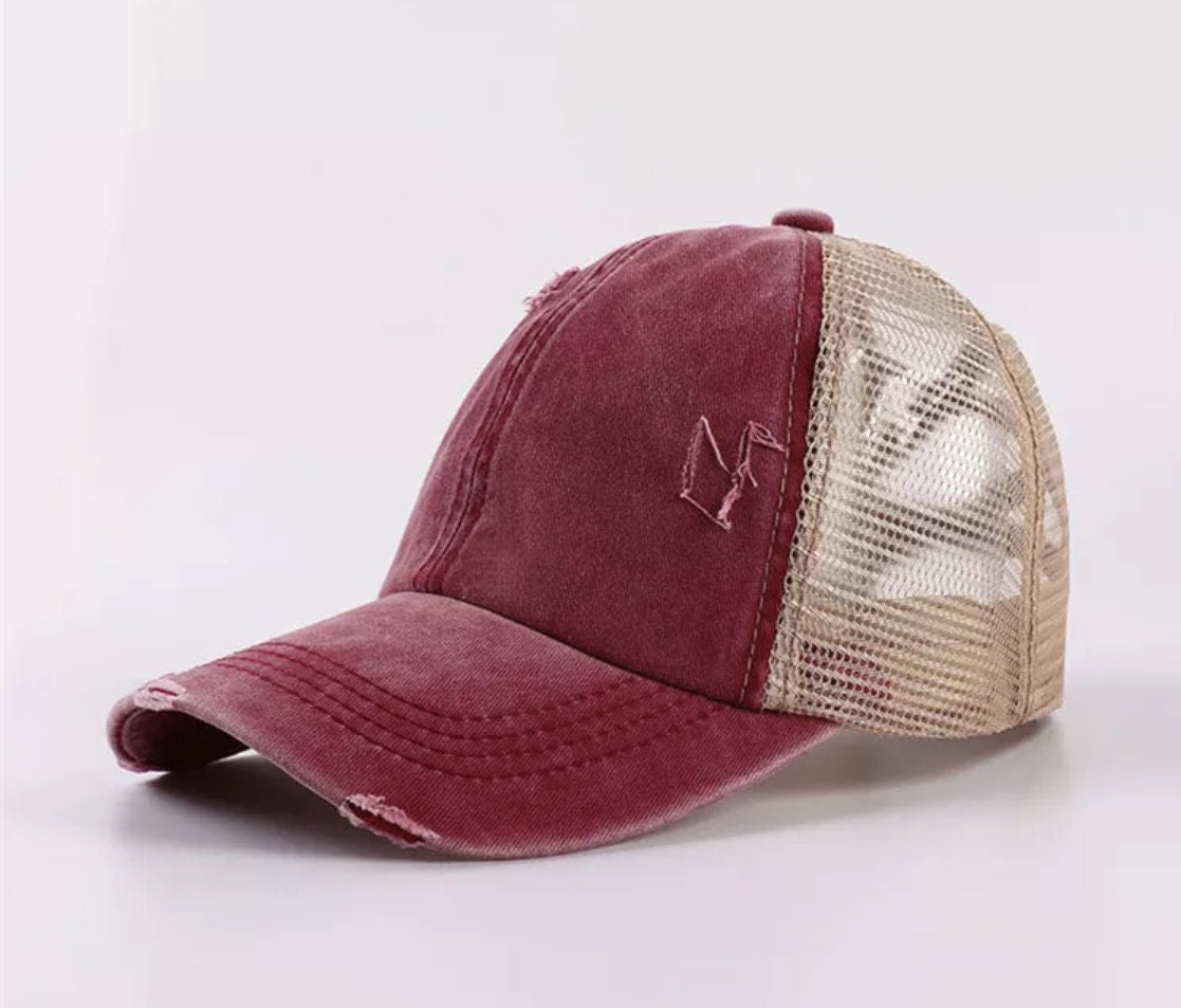 I'm Just a Ray of Pitch Black Hat - Ray of Sunshine  - Funny Hat - Distressed  Cap - High Ponytail Hat  - Sarcastic Chick Gift - Butterfly