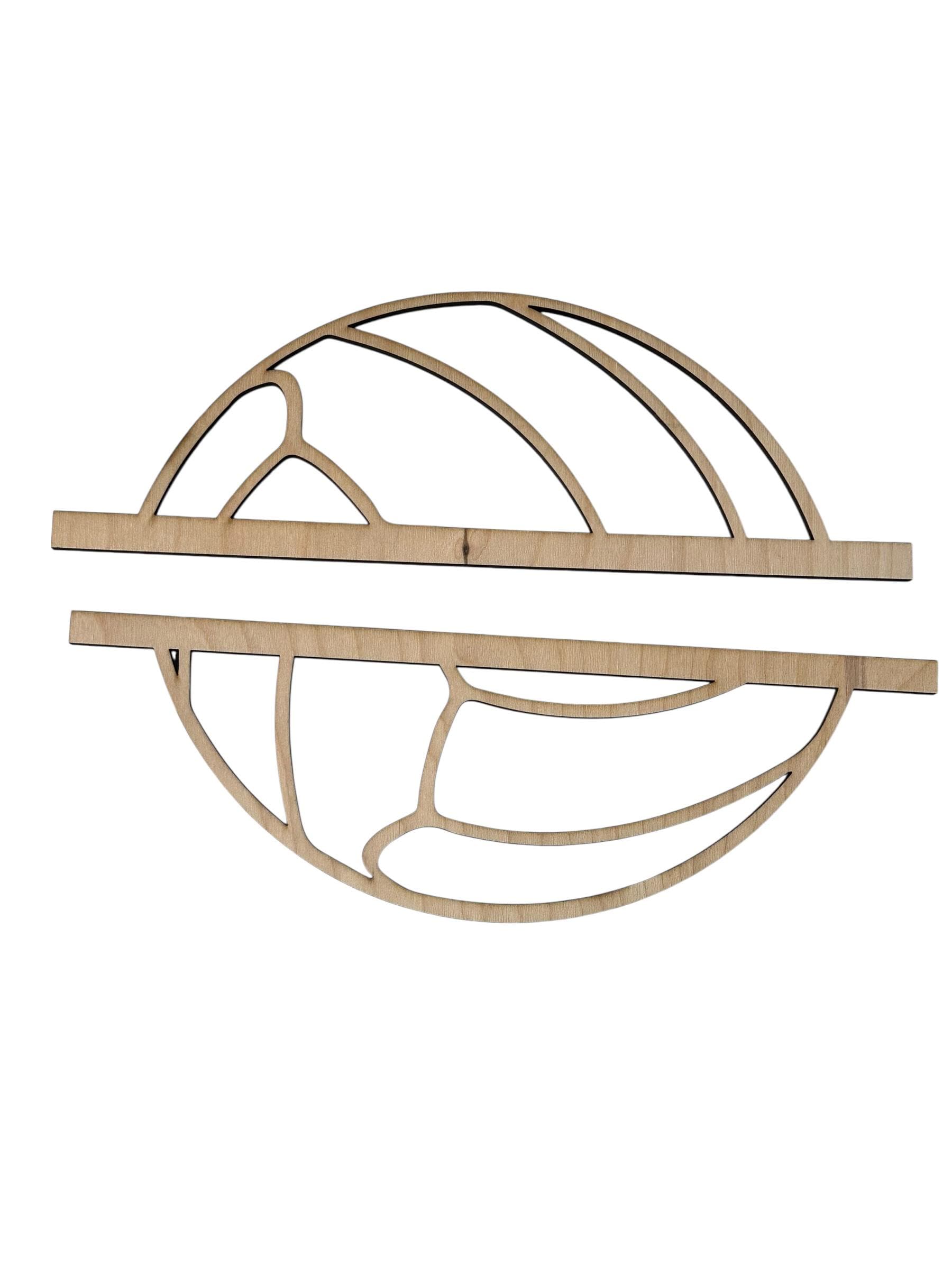 Volleyball Wooden Name Cut out and Backer for DIY  Decor Personalized Wooden Name Sign | Laser Cut Wood Names | Volleyball Cheerstick