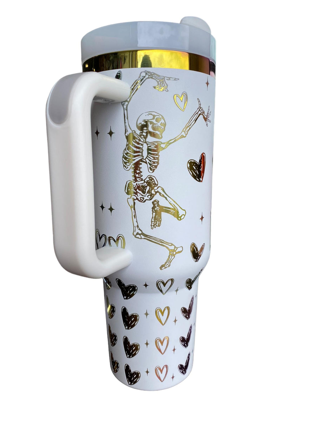 Have the Day You Deserve Tumbler - Skeleton Engraved Tumbler - 40oz Engraved Tumbler - Halloween Cup - Skeli Tumbler - Sarcastic