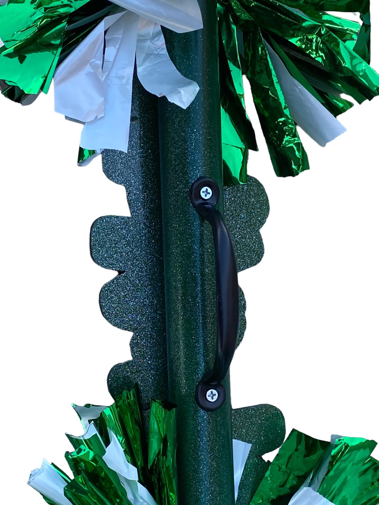 Maroon and Silver Custom Cheer Stick  -Game Day Signs - Pom Pom Sign - Custom Cheer Stick - Personalized Name Cheer Sign - Pom Poms