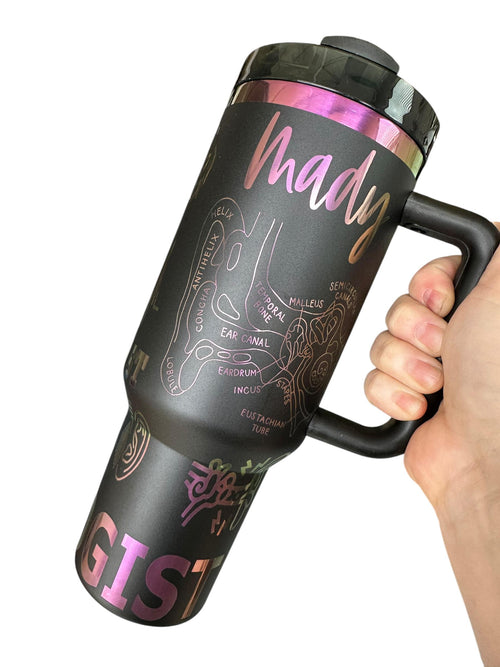 Audiology Tumbler - Audiologist  Gift - Future Audiologist Tumbler - Hearing tumble - 40oz Engraved Tumbler - Custom Engraved gift