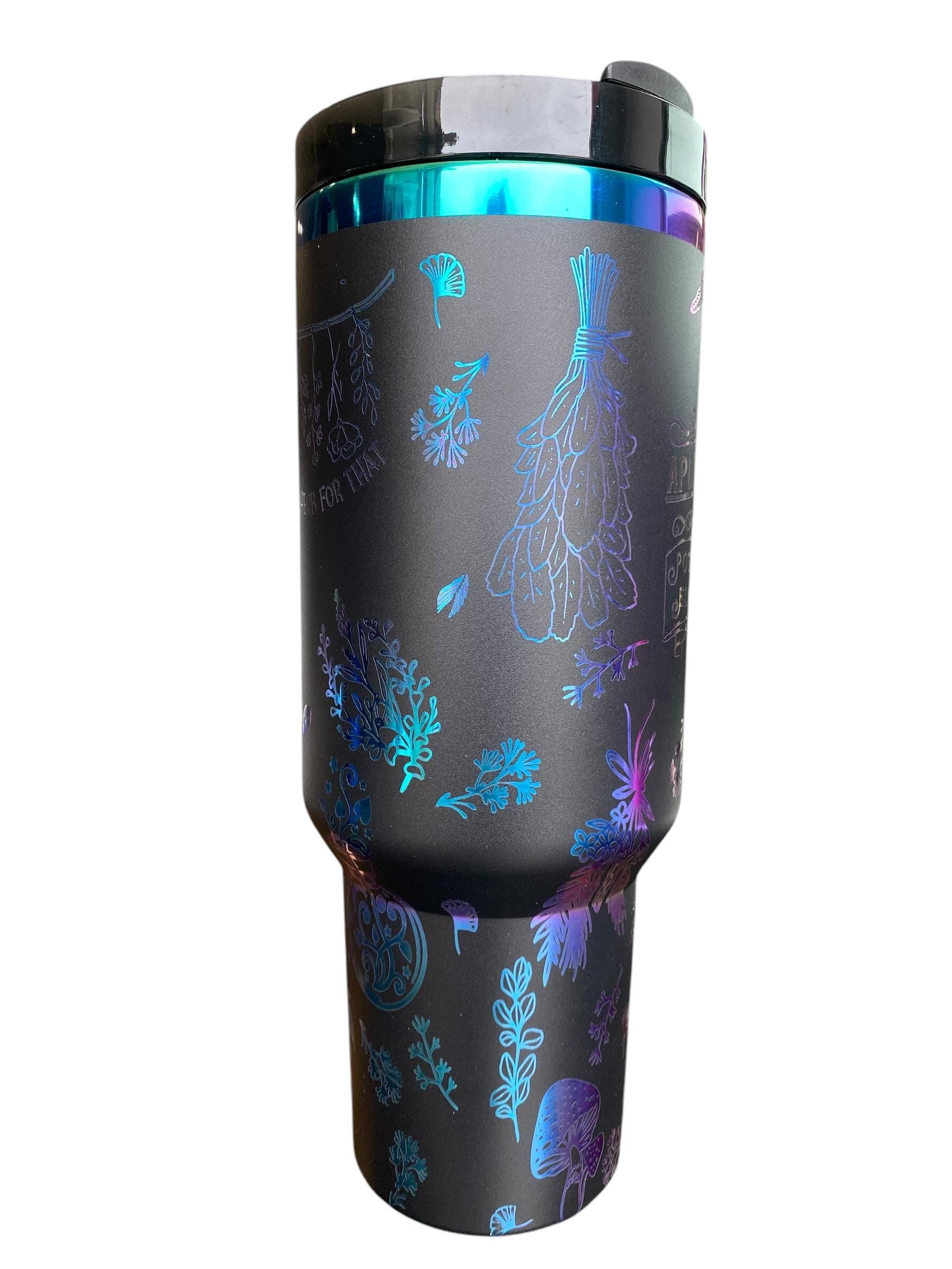 Herbologist Tumbler - I got an Herb for that - Apothecary Natures Remedy -  earth Witch - Whitchy Tumbler - Witch Tumbler - engraved Tumbler