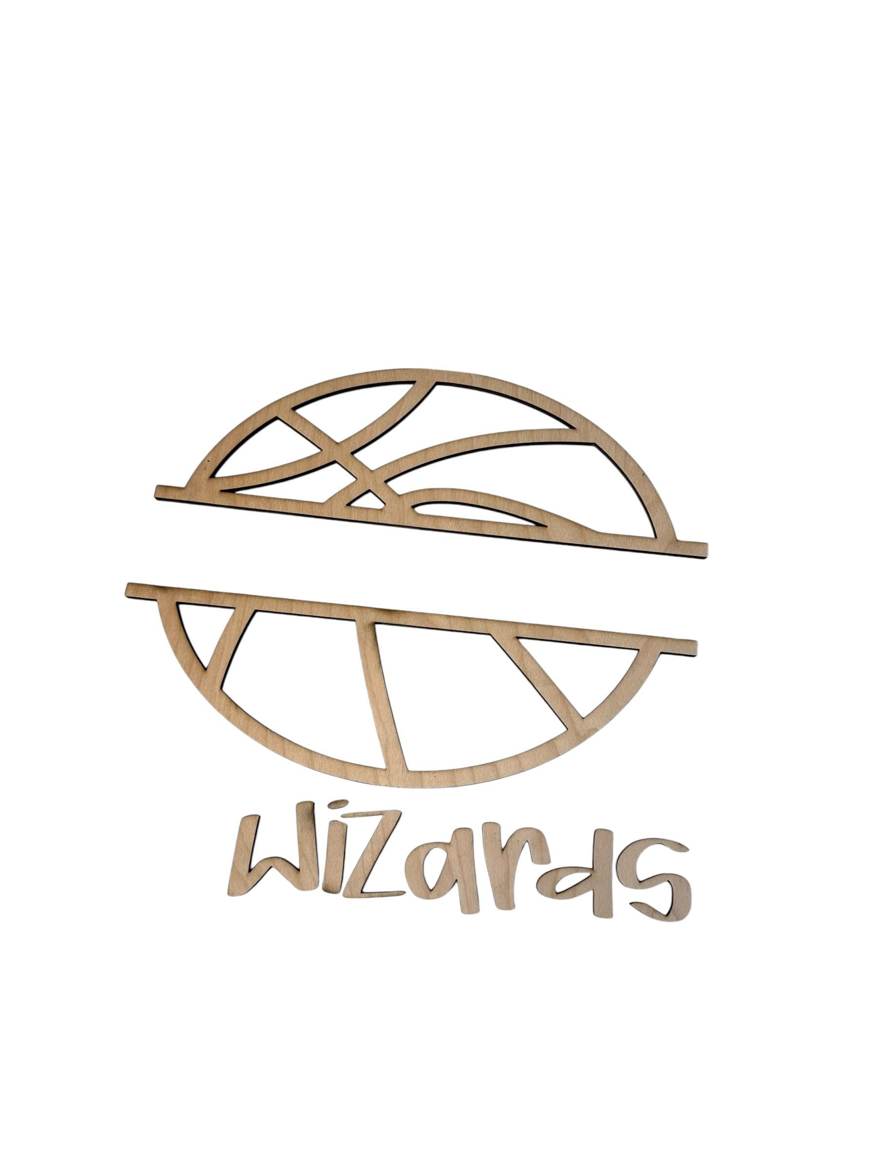 Basketball Wooden Name Cut out and Backer for DIY  Decor Personalized Wooden Name Sign |  Laser Cut Wood Names  Basketball Cheerstick