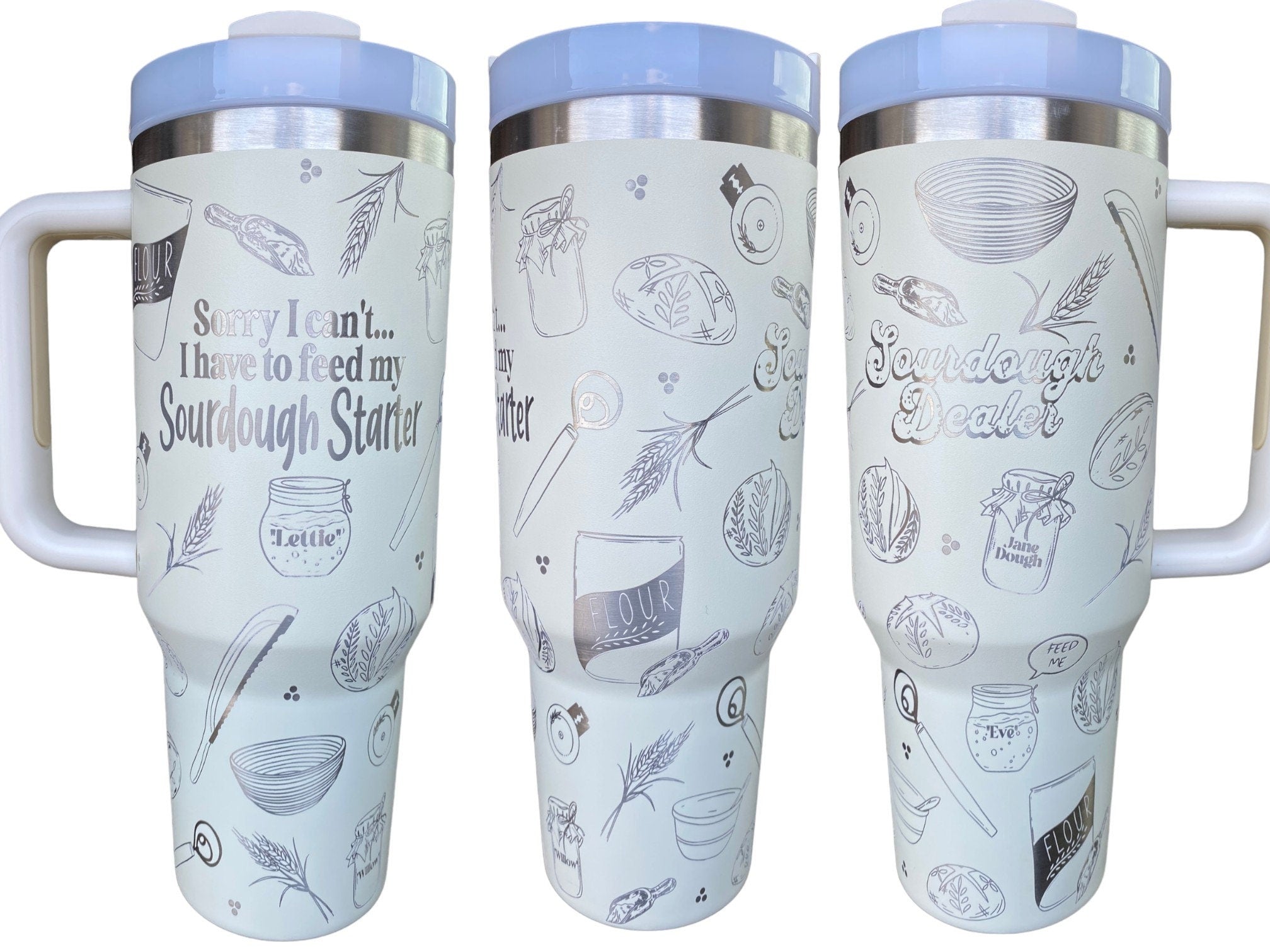 Sourdough Dealer Tumbler - In My Sourdough Era Cup - Sourdough Baker Tumbler - Engraved 40oz Tumbler - Funny Bread Baker Gift