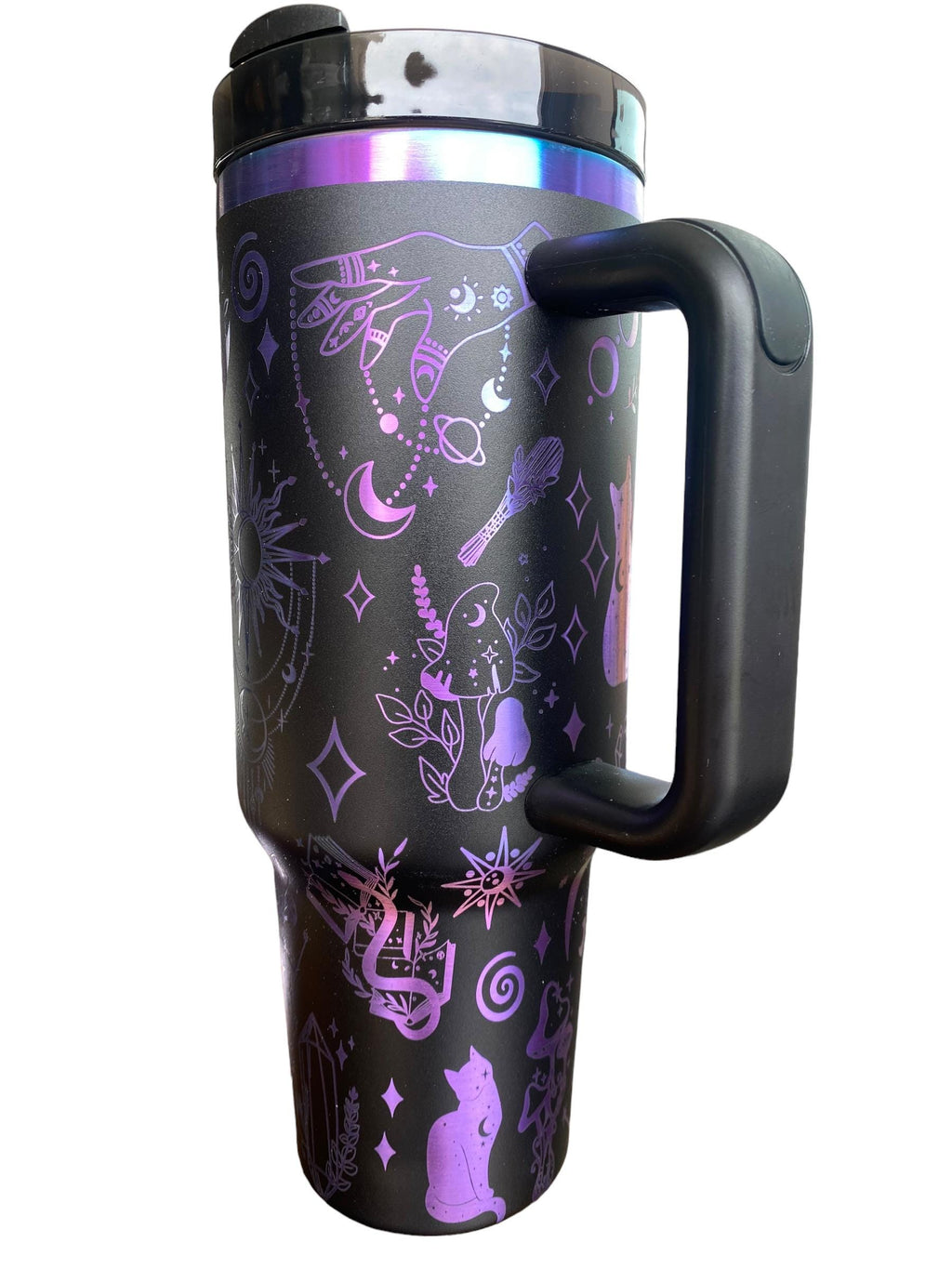 They Didn't Burn Witches, They Burned Women Tumbler -Witchy Season Tumbler - Engraved Tumbler - 40oz Engraved Tumbler - Witch Cup Tumbler