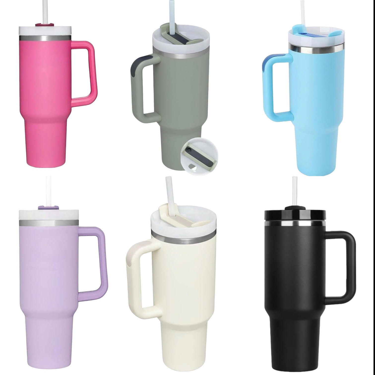 Reading is My Therapy Engraved Cup - Bookmarks are for Quiters Custom Engraved Cup  - 40oz tumbler with handle -  Reading Theme Tumbler