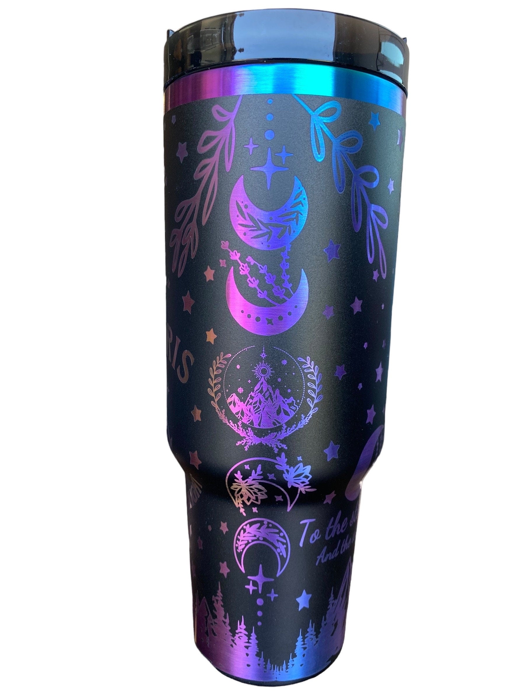 There you Are, I’ve been looking for you Tumbler - Cauldron Boil me Tumble - 40oz tumbler with handle - To the Stars who Listen