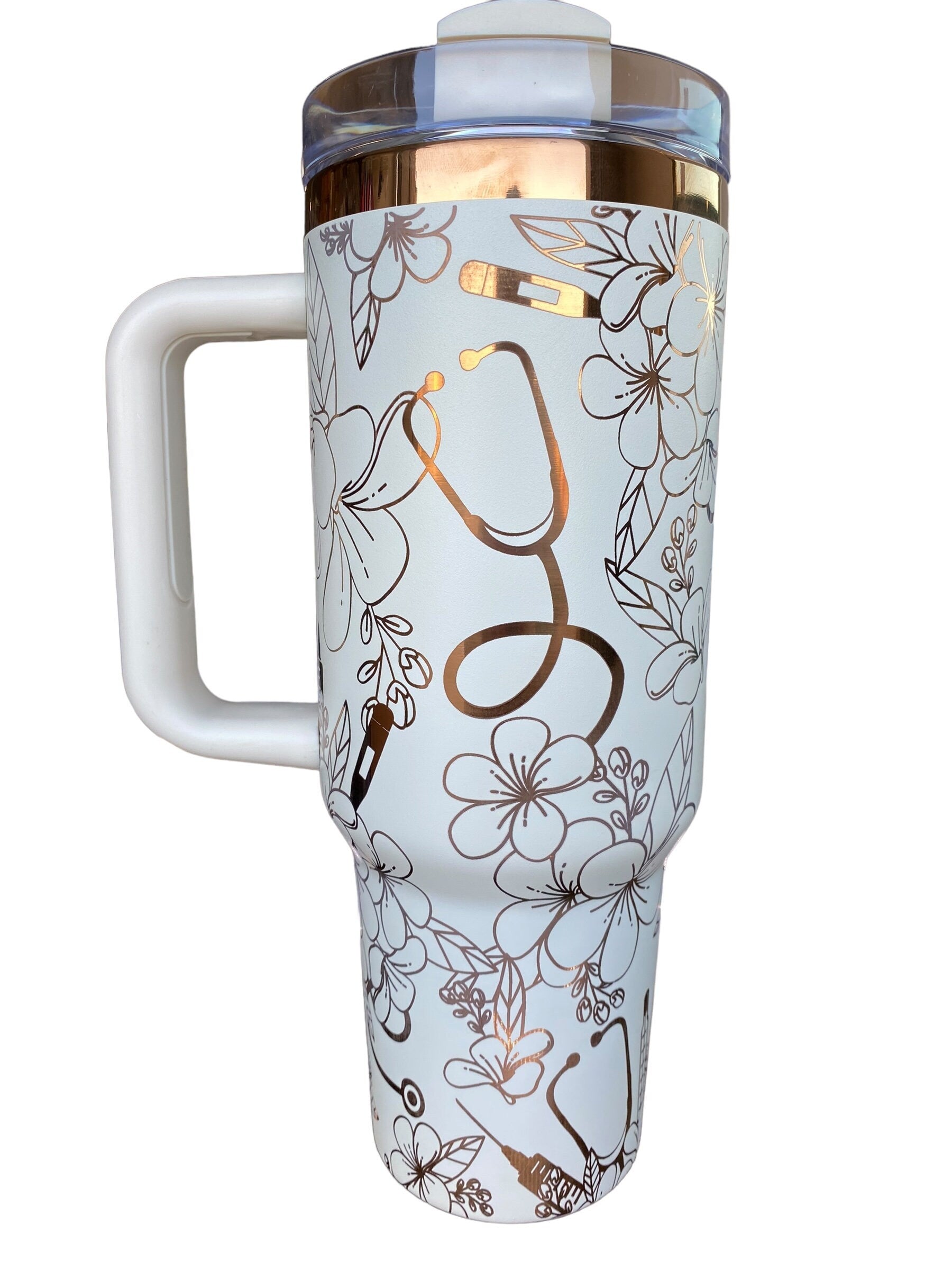 Medical Field Tumbler- DR Tumbler - MD Dr Tumbler - Medical Staff Gift-  Nursing Grad Gift Tumbler- Cute Doctor engraved Tumbler - 40oz
