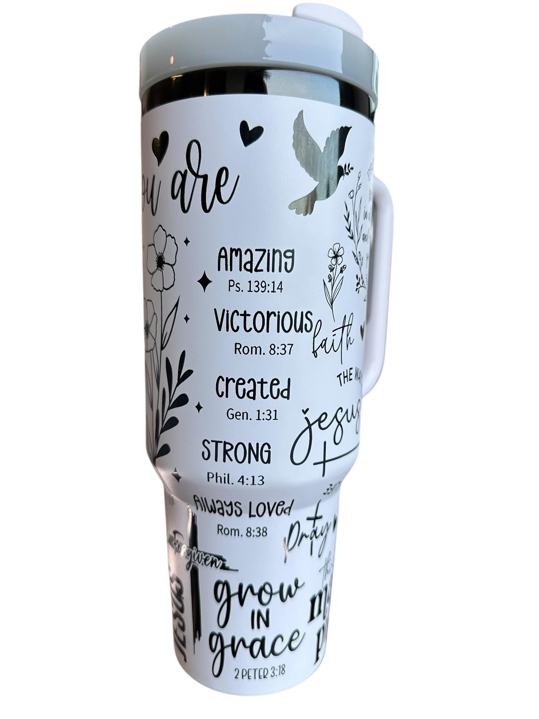 Praying Mama Tumbler - Christian Faith Tumbler - Love tumbler -40oz tumbler - Engraved Tumbler- Prayer tumbler, tumbler, Custom 40oz tumbler