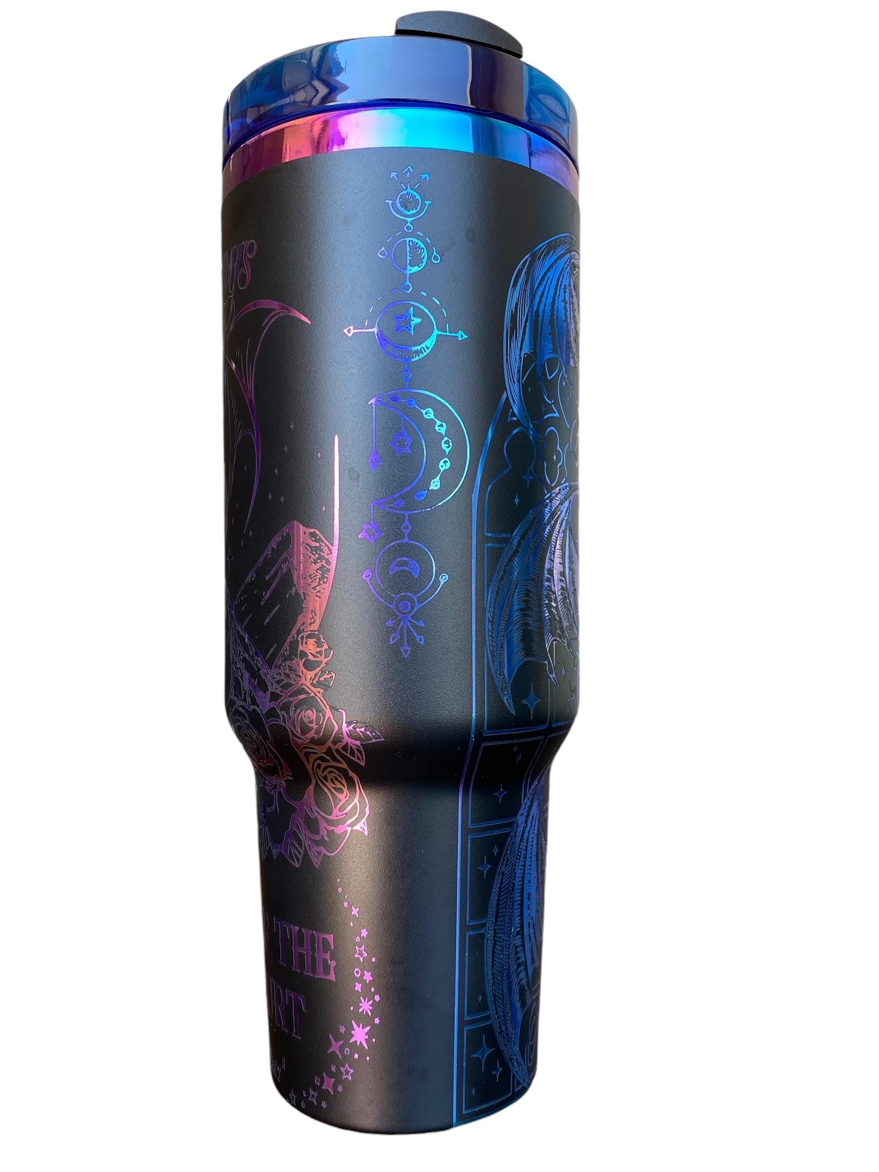 Illyrians of the Night Court Tumbler - Bat Boys Tumbler - Wing Span Tumbler - engraved ACOTAR tumbler - Night Court -Rhysand Azriel Cassian