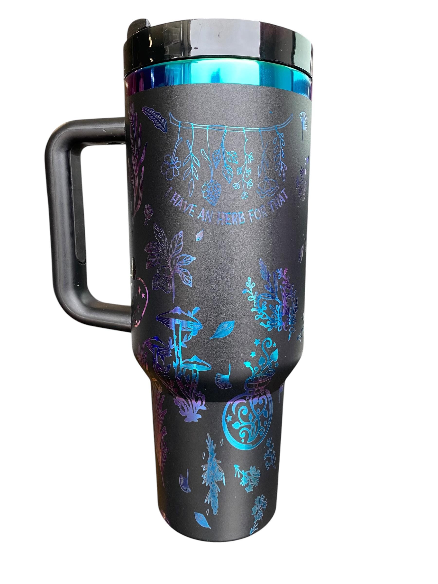 Herbologist Tumbler - I got an Herb for that - Apothecary Natures Remedy -  earth Witch - Whitchy Tumbler - Witch Tumbler - engraved Tumbler