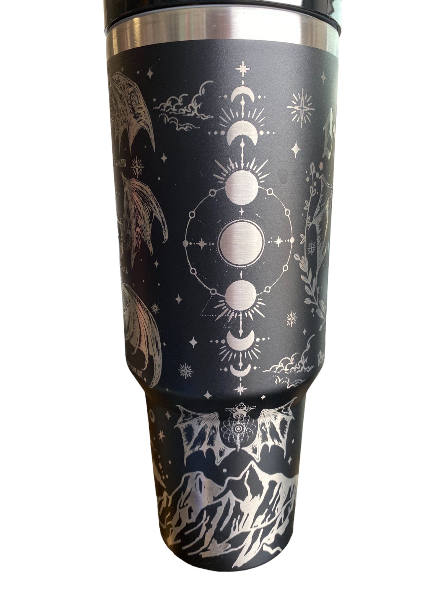 Bat Boys Tumbler - Wing Span Tumbler - engraved ACOTAR tumbler - High Lord Of the Night Court - Velaris Tumbler -Rhysand Azriel Cassian cup