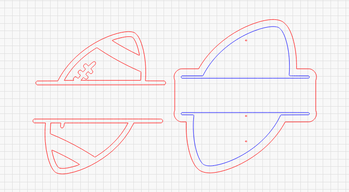 Football Pompom Stick SVG Cut File
