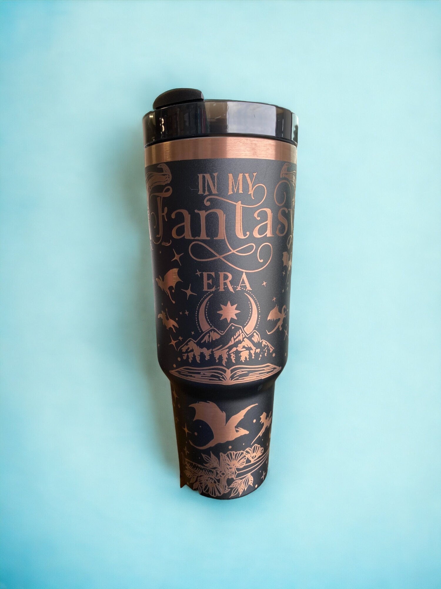 In My Fantasy Era Tumbler - Dragon Book Engraved Tumbler - In My Dragon Era - Booktok - Custom Engraved Cup -Book Theme Tumbler - Bookish